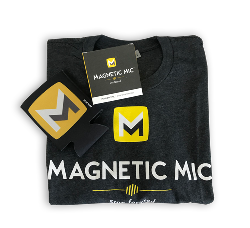 Magnetic mic giveaway package