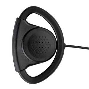 Adjustable D-Style Earpiece With In-Line Microphone and PTT