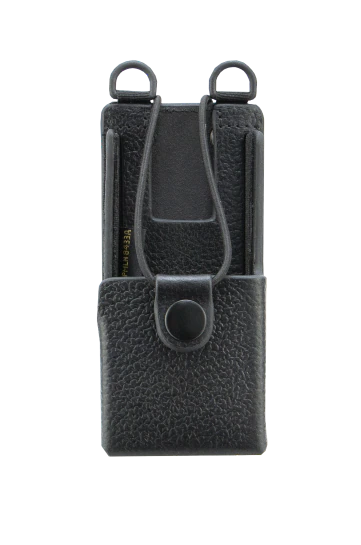 Hard Leather Carry Case, 3â€ Fixed Belt Loop